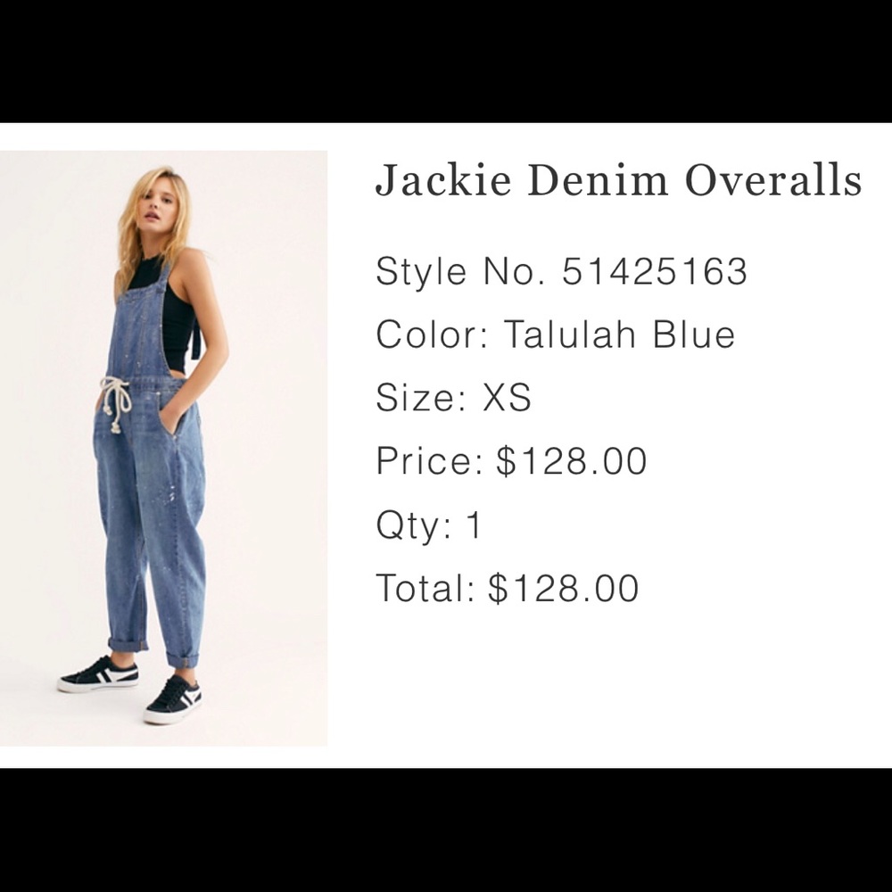 Free People overalls